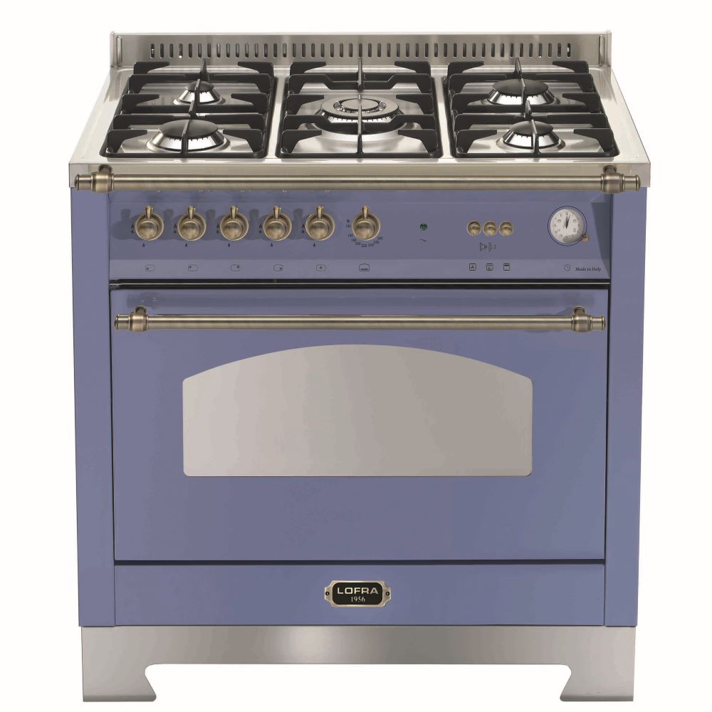 Lofra Dolcevita 90 RLVG 96MFT Gas Dual Fuel Gas Range Cooker 90cm Lavender & Bronze