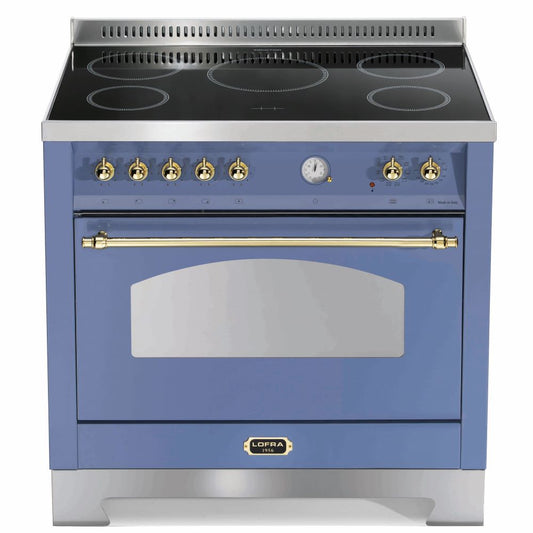 Lofra Dolcevita 90 RLVG 96MFT /5i Induction Electric Range Cooker 90cm Lavender and Brass