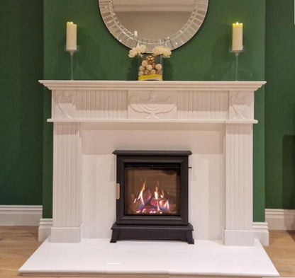 Wildfire Ravel 400 HE Log Effect Slide Control Conventional Flue Gas Fire with Stove Frame