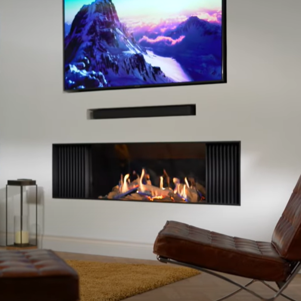 Wildfire Ravel 1720 MW Rear Exit Only Balanced Flue Burning Logs Gas Fire