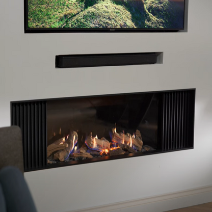 Wildfire Ravel 1720 MW Rear Exit Only Balanced Flue Burning Logs Gas Fire
