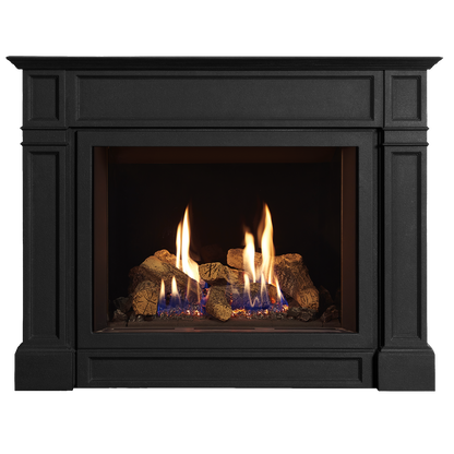 Gazco Riva2 500 Conventional Flue Log Effect Gas Fire with Ellingham Frame