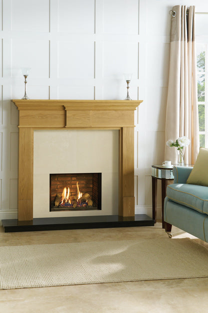 Gazco Riva2 500 Conventional Flue Log Effect Gas Fire with Edge Frame