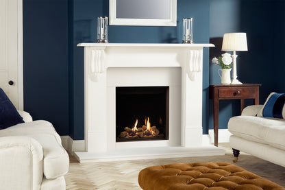 Gazco Riva2 600HL Conventional Flue Log Effect Gas Fire with Edge Frame