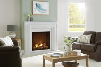 Gazco Riva2 750HL Conventional Flue Log Effect Gas Fire with Edge Frame
