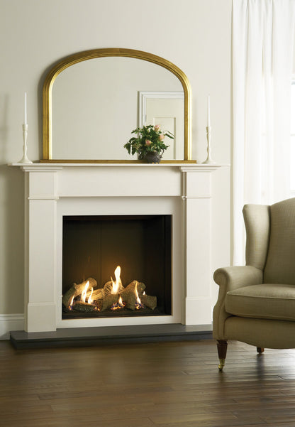 Gazco Riva2 750HL Balanced Flue Log Effect Gas Fire with Edge Frame