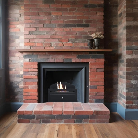 Bioethanol Fireplace Basket The Dunlaoighre Kingston Black by Scandi-Flames Basket