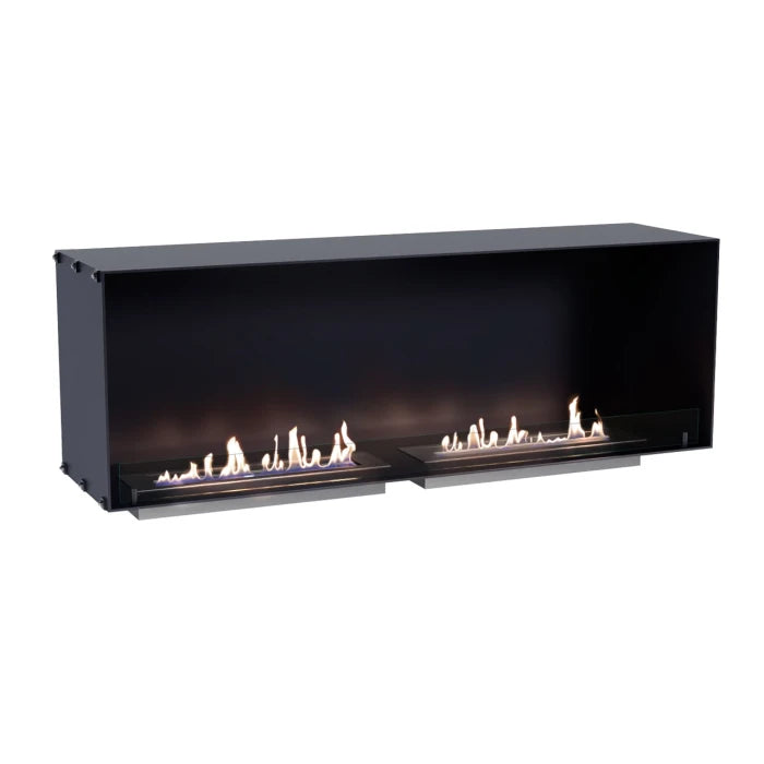 ScandiFlame Incerto One5 1500 Manual Bioethanol Insert Fire 1500mm wide