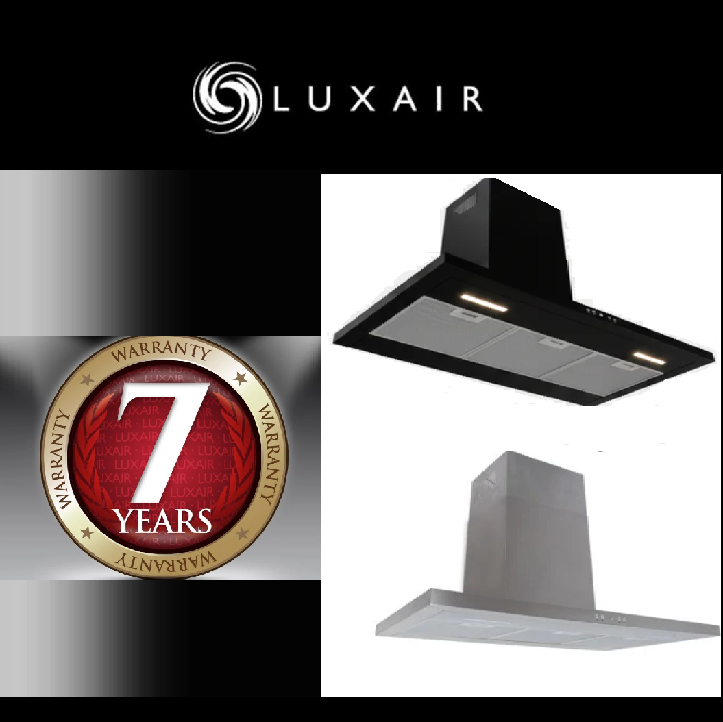 LaModa Brushless Slimline Flat Wall Mounted Linear Powerfull Cooker Hood Range.