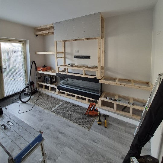 How to build your Electric Feature Wall Fire in Steps: 1
