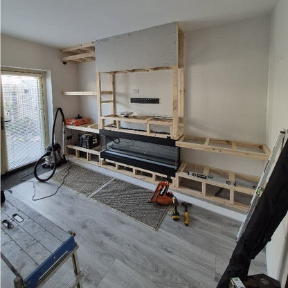 How to build your Electric Feature Wall Fire in Steps: 1