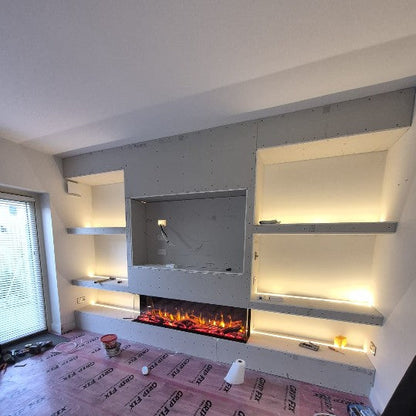 How to build your Electric Feature Wall Fire in Steps: 3