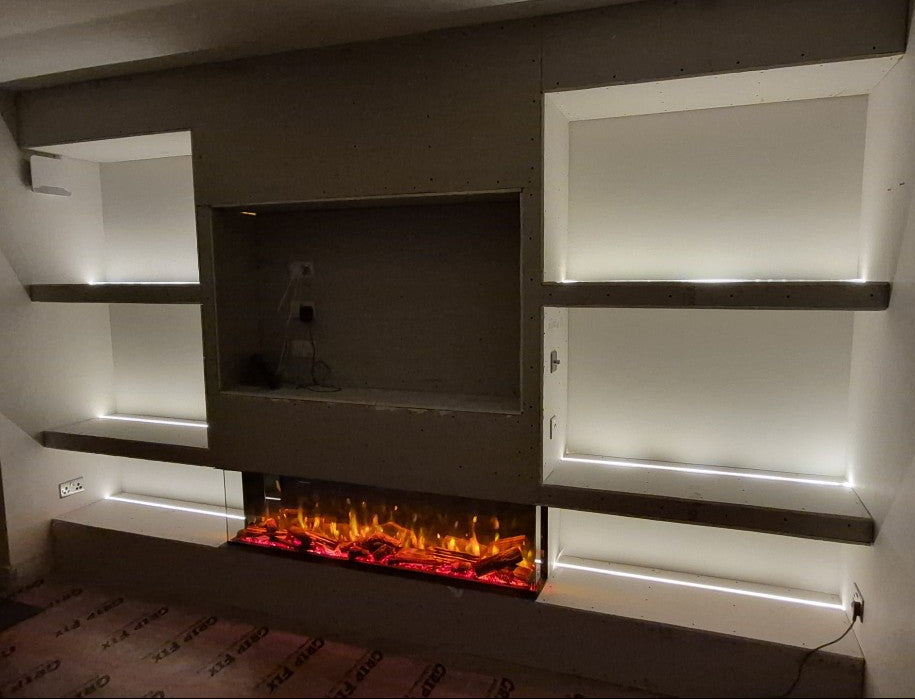 How to build your Electric Feature Wall Fire in Steps: 5