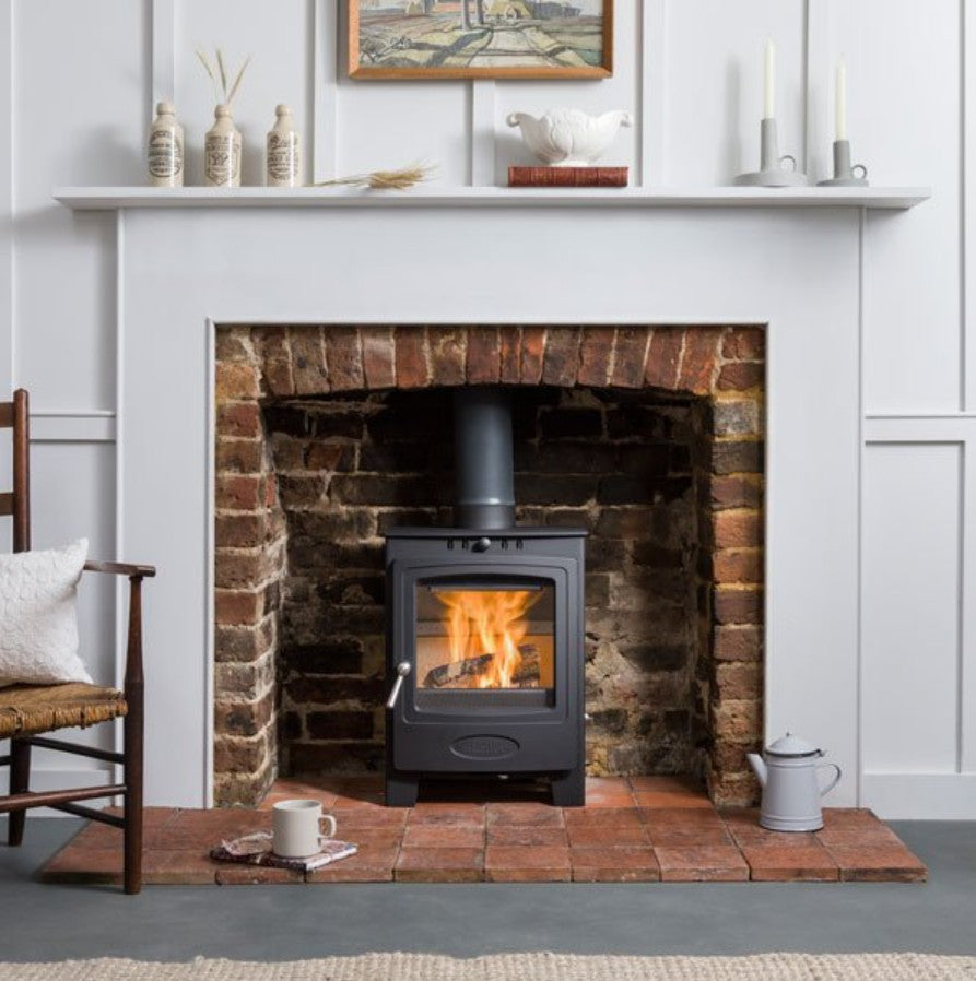 Hamlet 5 Solid Fuel Stove in Custom Bold Colours for Wood/Multi Fuel 5kw with 9m Flue