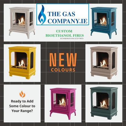 ScandiFlame Traditional Nashville Bioethanol Flueless Real Flame Fire Stove