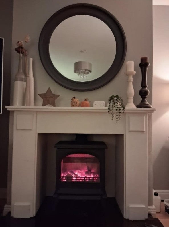 Palmerstown Solid Fuel Stove Victoria SH 8kw Wood Burner Cast Iron Stove & Flue Bundle
