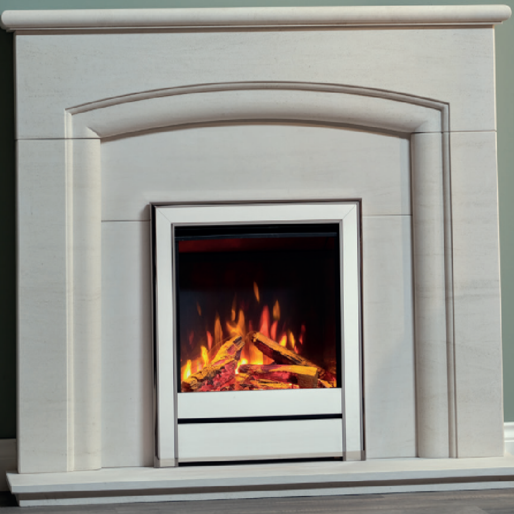 Wildfire Ravel 400e Electric Fire in Black Nickel/Chrome