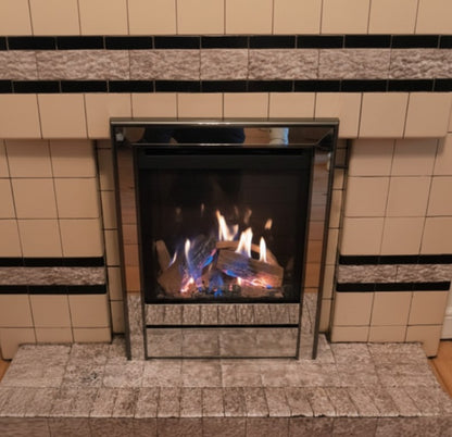 A Wildfire Ravel 400 in Nickel and Black fitted by TheGasCompany.ie