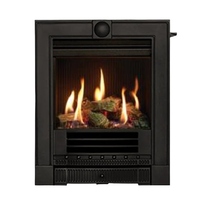 Gazco Logic HE Conventional Flue Log Effect Gas Fire with Cast Winchester Frame