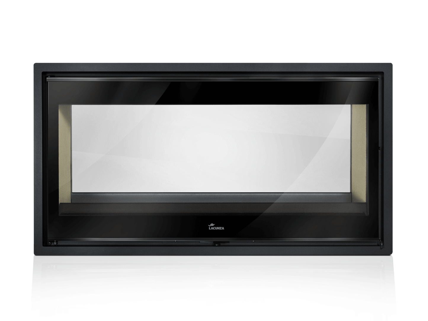 Lacunza Nickel Double Sided Wood Burning Stove Range for Ireland