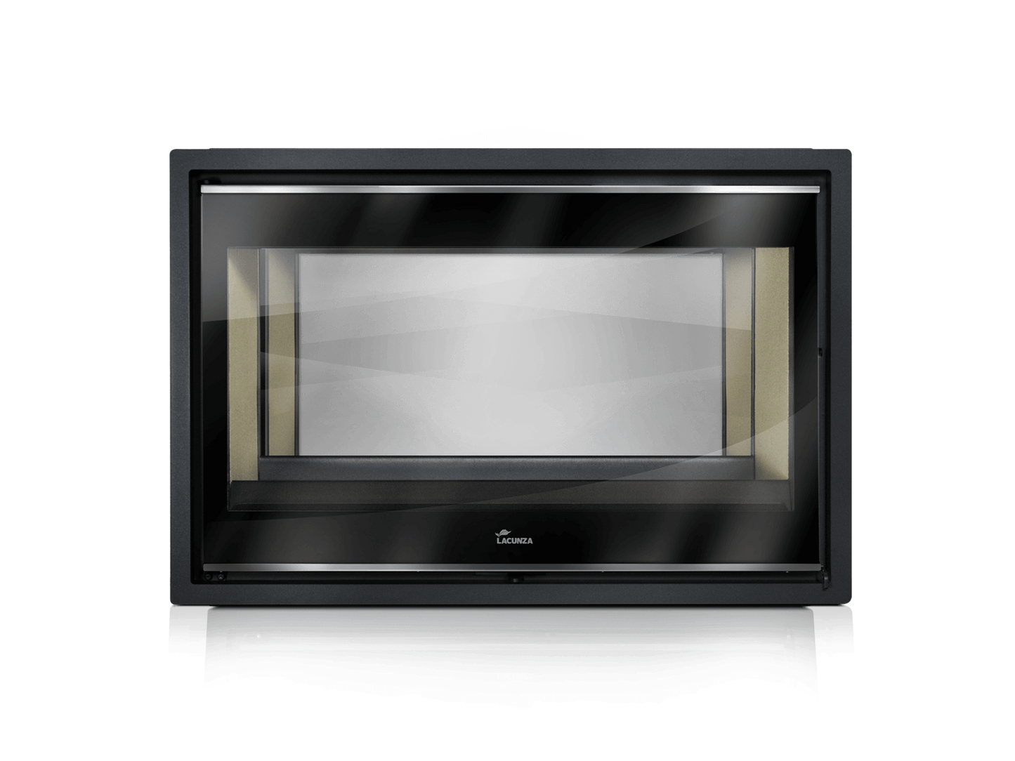 Lacunza Nickel Double Sided Wood Burning Stove Range for Ireland