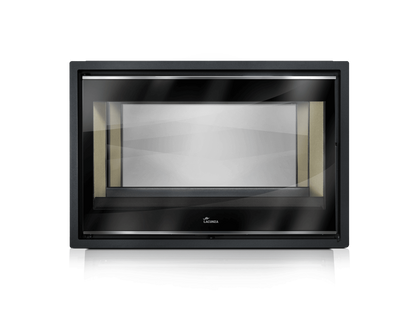 Lacunza Nickel Double Sided Wood Burning Stove Range for Ireland
