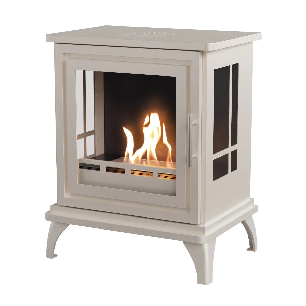 ScandiFlame Traditional Nashville Bioethanol Flueless Real Flame Fire Stove