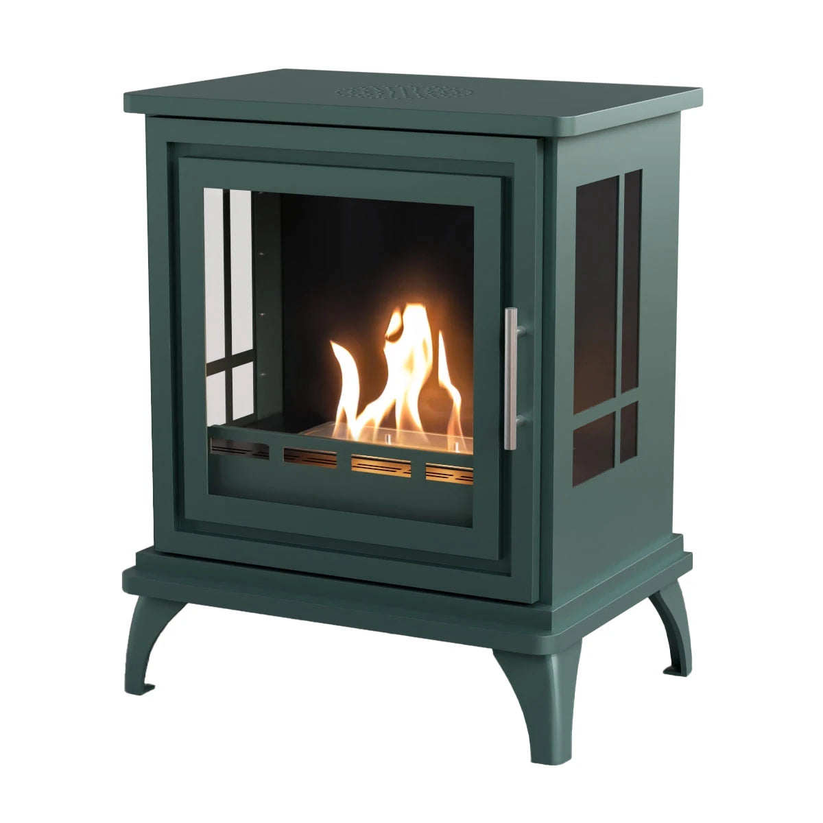 ScandiFlame Traditional Nashville Bioethanol Flueless Real Flame Fire Stove