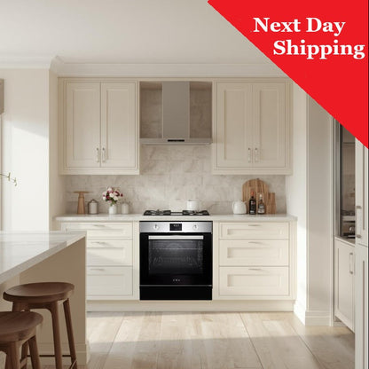 Double Cavity Gas Oven Grill & Electric Warming Drawer SCD720BK for Under Counter