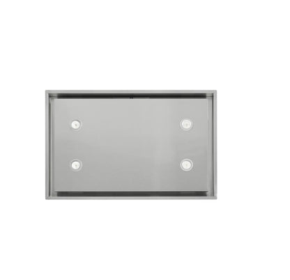 CDA EVX90SS Integrated 90 by 60cm Chimney Ceiling Hood