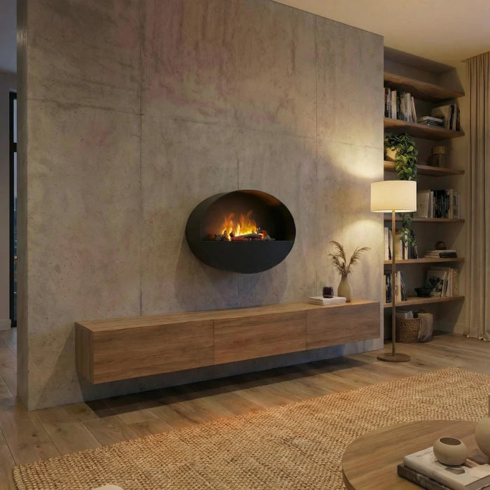 ScandiFlame KJOS Electric Myst Wall-Mounted Water Vapour Smoke Effect Electric Fire