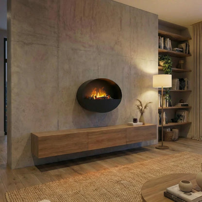 ScandiFlame KJOS Electric Myst Wall-Mounted Water Vapour Smoke Effect Electric Fire