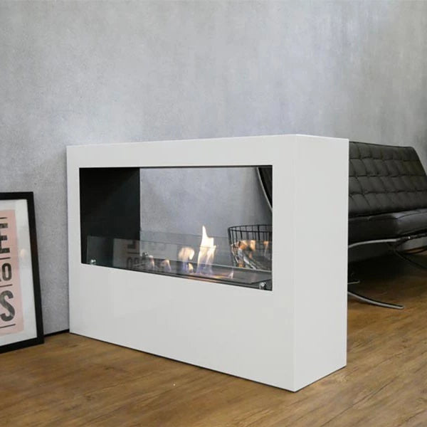 ScandiFlames Lansing Island Bioethanol Flueless Real Flame Fireplace