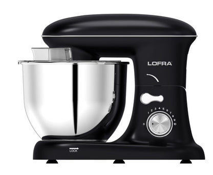 50's Lofra Retro Style Planetaria 5L Kitchen Stand Food Mixer in Dolcevita Black ISANM50PMX/1