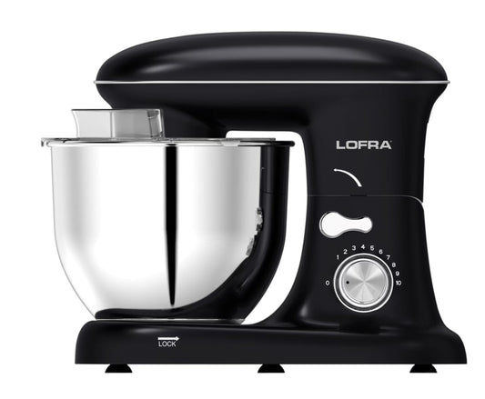 50's Lofra Retro Style Planetaria 5L Kitchen Stand Food Mixer in Dolcevita Black ISANM50PMX/1