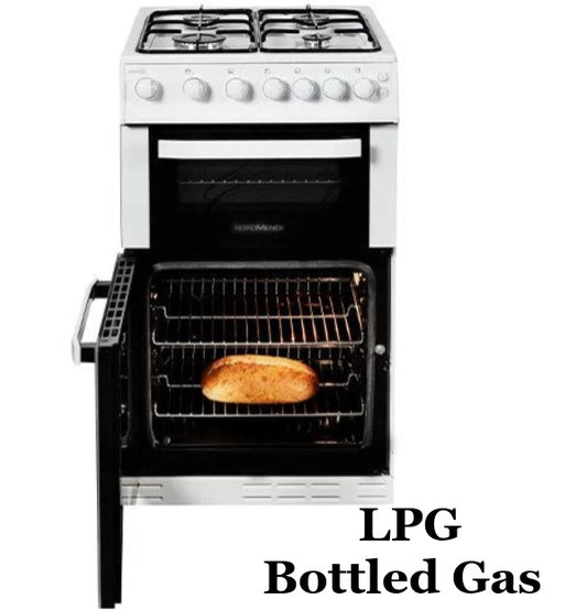 Nordmende 500mm LPG BOTTLED Gas White Cooker TGCCTG51WHLPG 50cm