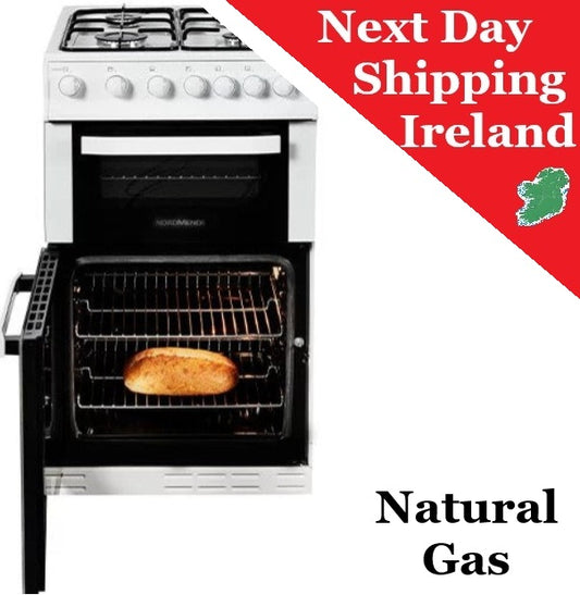 Nordmende 500mm Natural Gas White Cooker TGCCTG51WH 50cm