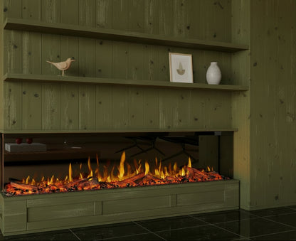 Panoramic PR31800 1800mm Electric Feature Wall Fire with Pulsing Log