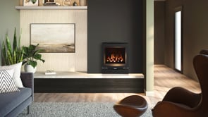 Gazco Logic HE Conventional Flue Coal Effect Gas Fire with Vogue Frame