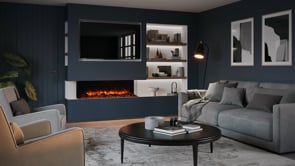 Gazco eReflex 135RW Multi Sided Electric Log Effect Fire