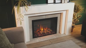 Gazco eMotiv 64 Recessed Electric Fire with Chromalight Remote & App Control