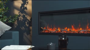 Atmos Fire FX Electric Feature Wall Fire for Media Wall Installations
