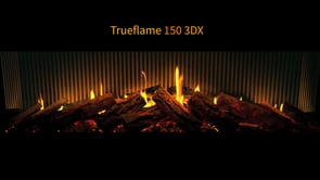 TrueFlame Mulberry 3DX 4K Remote Controlled Electric Stove by Solution Electric Fires