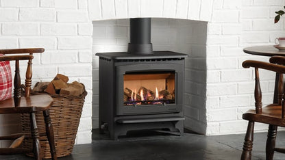 Gazco Small Marlborough 2 Balanced Flue Rear Wall Exit Flue Gas Stove No Chimney Required