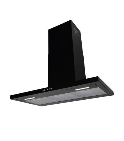 LaModa Brushless Slimline Flat Wall Mounted Linear Extractor Fan Cooker Hood Range Stainless Steel