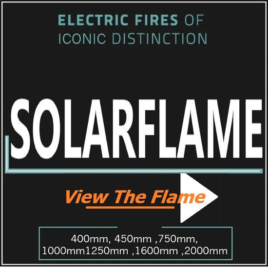 Iconic Solarflame Deluxe Electric Fire Flame Video 