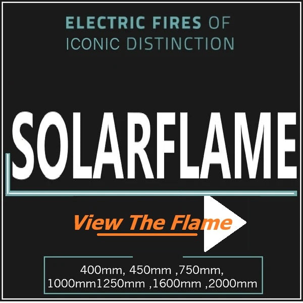 Iconic Solarflame Deluxe Electric Fire Flame Video 