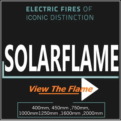 Iconic Solarflame Deluxe Electric Fire Flame Video 