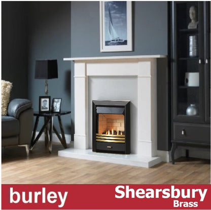 Burley Shersbury 4880 Contemporary Coal Effect Flueless Gas Fire.