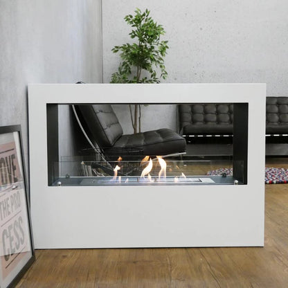 ScandiFlames Lansing Island Bioethanol Flueless Real Flame Fireplace